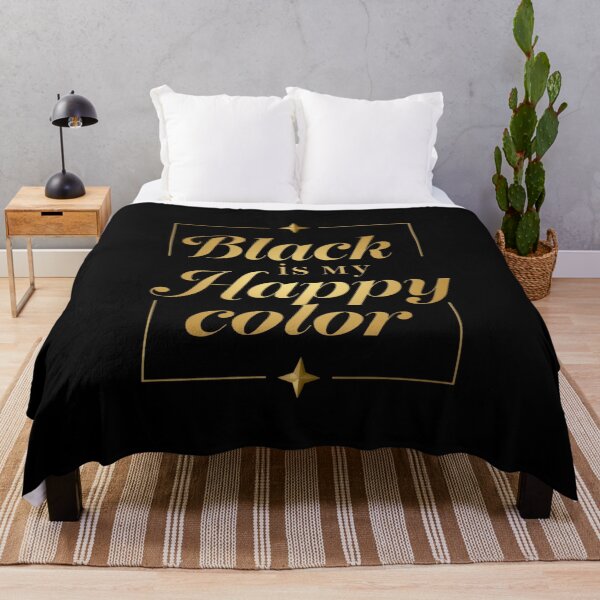 Item preview, Black is my happy color designed and sold by whatthefoxsays.