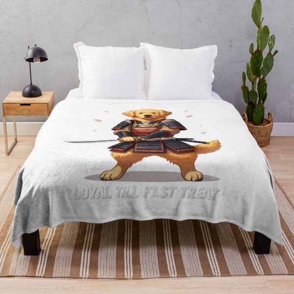 Item preview, Samurai Dog - Loyal Till Last Treat designed and sold by GoldenPaw Society.