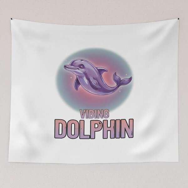 Item preview, Peaceful Porpoise Marine Graphic designed and sold by ColeLaniTrading.