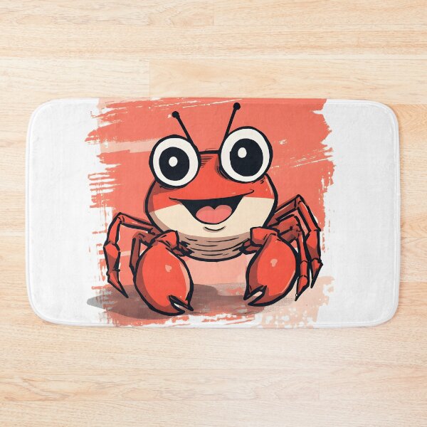 Item preview, Cute Crab Sticker | Happy Cartoon Crab Illustration | Kawaii Ocean Animal Art | Beach Lover Gift designed and sold by dreamz-world.