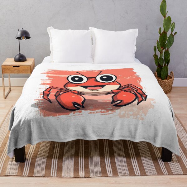 Item preview, Cute Crab Sticker | Happy Cartoon Crab Illustration | Kawaii Ocean Animal Art | Beach Lover Gift designed and sold by dreamz-world.