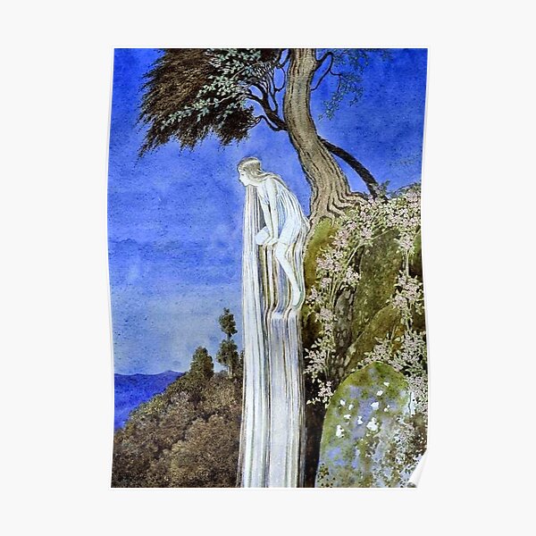 The Waterfall Fairy - Ida Rentoul Outhwaite Poster
