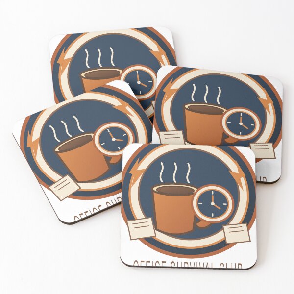 Item preview, Running on Coffee and Deadlines – Retro Office Humor designed and sold by FlamoArt.