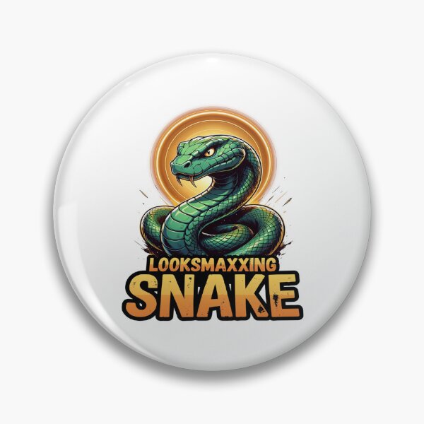 Item preview, Looksmaxxing Coiled Reptile Graphic Art designed and sold by ColeLaniTrading.