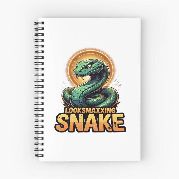 Item preview, Looksmaxxing Coiled Reptile Graphic Art designed and sold by ColeLaniTrading.