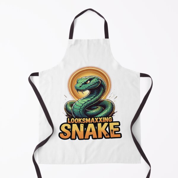 Item preview, Looksmaxxing Coiled Reptile Graphic Art designed and sold by ColeLaniTrading.