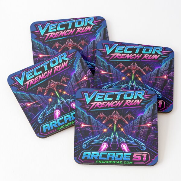 Item preview, Arcade 51: Vector Trench Run designed and sold by Arcade51az.