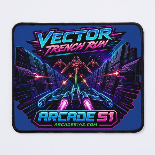 Item preview, Arcade 51: Vector Trench Run designed and sold by Arcade51az.