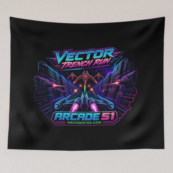 Item preview, Arcade 51: Vector Trench Run designed and sold by Arcade51az.