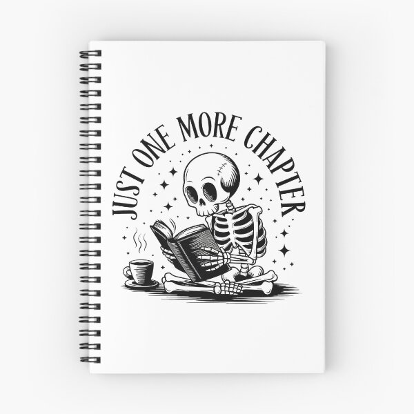 Artikelvorschau, Skelett liest Buch Kaffee Logo entworfen und verkauft von Pro AguiZoul Art.
