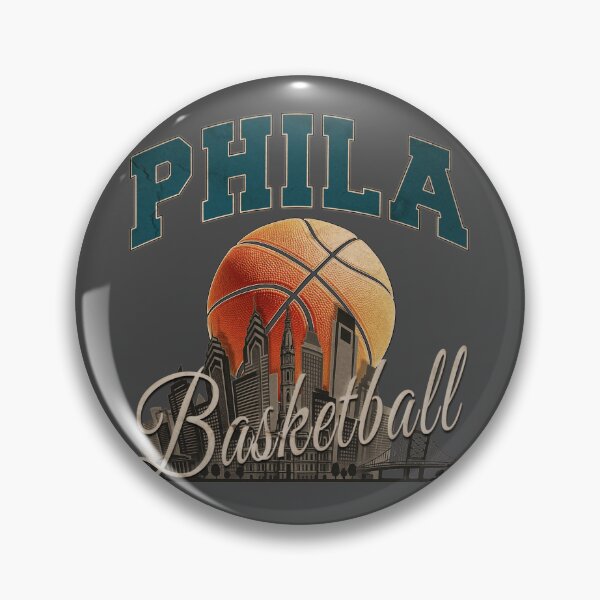 Item preview, PHILA Basketball Vintage Skyline Sports Fan Design designed and sold by RonnyMilleo.