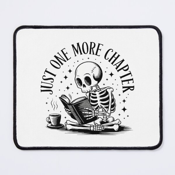 Item preview, Skeleton Reading Book Coffee Logo designed and sold by Pro AguiZoul Art.