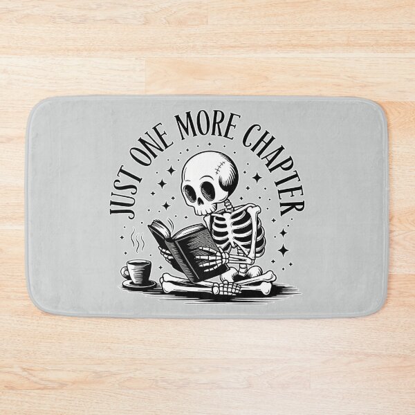Item preview, Skeleton Reading Book Coffee Logo designed and sold by Pro AguiZoul Art.