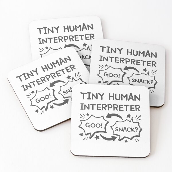 Item preview, Tiny Human Interpreter | Funny Toddler Parent Shirt designed and sold by Toddler Life Club.