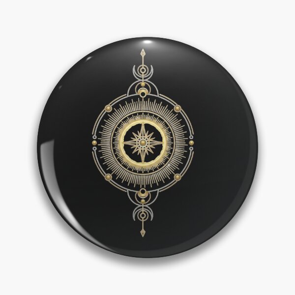 Item preview, Celestial North: Golden Arcane Navigation Talisman designed and sold by 63Hotpeppers.