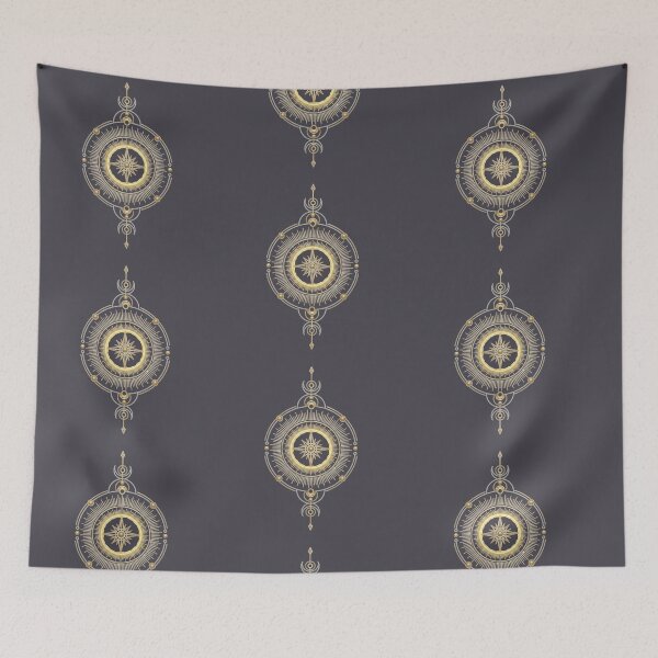 Item preview, Celestial North: Golden Arcane Navigation Talisman designed and sold by 63Hotpeppers.