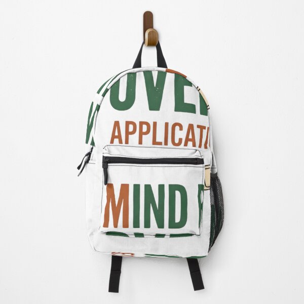 Item preview, Mind Running Overtime Applications Closed Funny Overthinking Quote Mental Health Humor T-Shirt designed and sold by softmind studio.