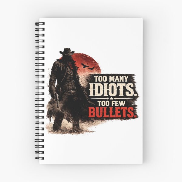 Item preview, Too many idiots, too few bullets designed and sold by Bernd Friese.