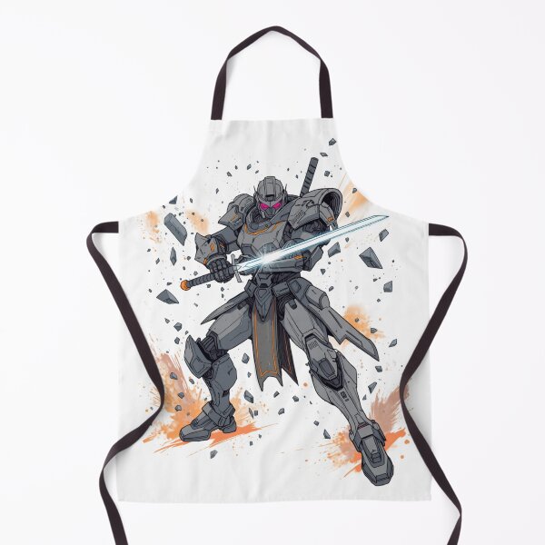 Item preview, Mecha Warrior Cyberpunk Battle Combat Manga Art Shirt designed and sold by The Fine Print by BassAddict.