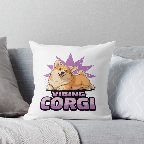 Item preview, Joyful Short-Legged Canine Lounging Graphic designed and sold by ColeLaniTrading.
