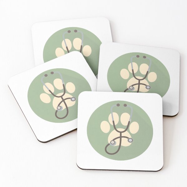 Item preview, Vet Tech Stethoscope Paw Print Design designed and sold by VINTOR-.