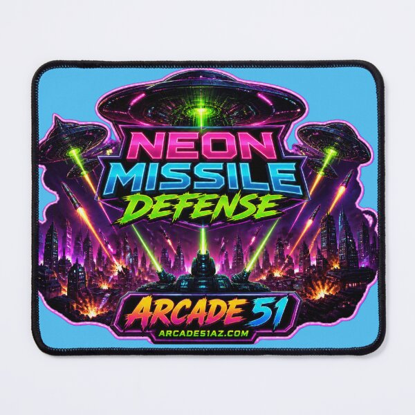 Item preview, Arcade 51: Neon Missile Command designed and sold by Arcade51az.