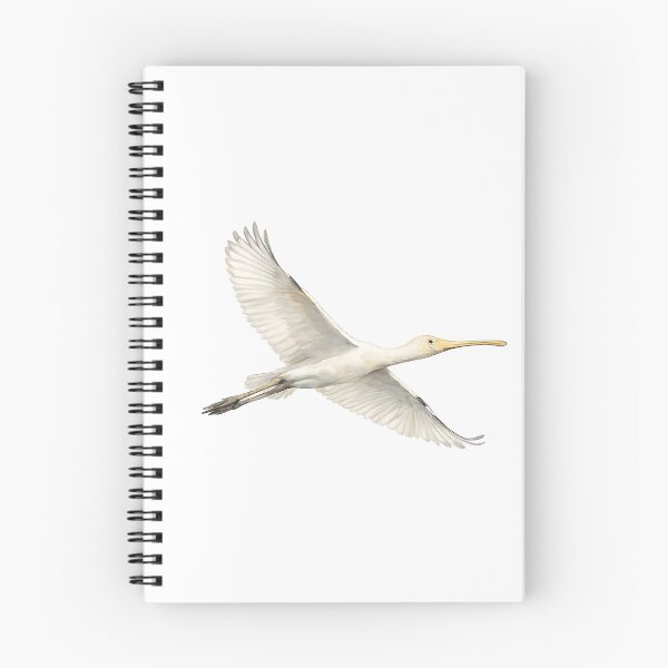 Item preview, Yellow-billed Spoonbill in Flight - Watercolour designed and sold by Jaruart.