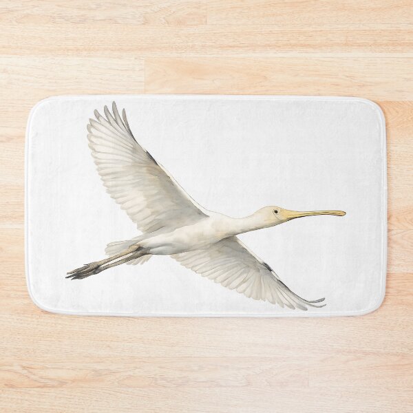 Item preview, Yellow-billed Spoonbill in Flight - Watercolour designed and sold by Jaruart.