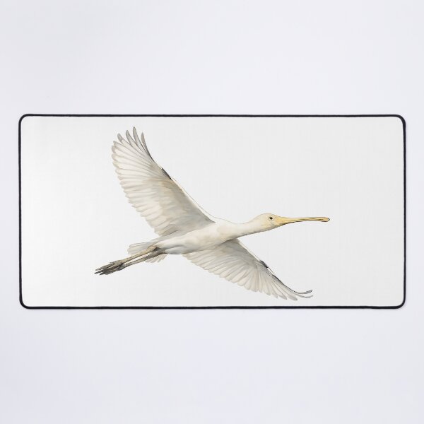 Item preview, Yellow-billed Spoonbill in Flight - Watercolour designed and sold by Jaruart.