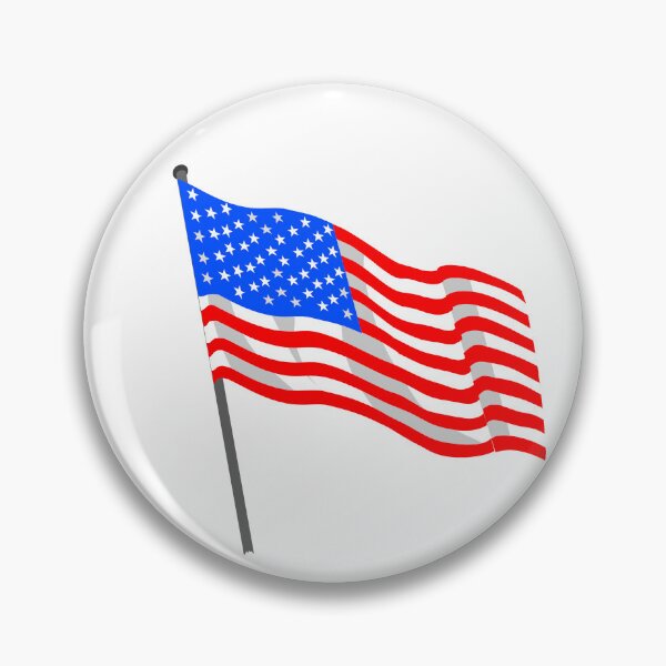 Item preview, Wavy US Flag designed and sold by simplyrebeccann.