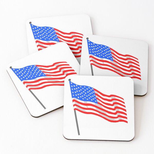 Item preview, Wavy US Flag designed and sold by simplyrebeccann.
