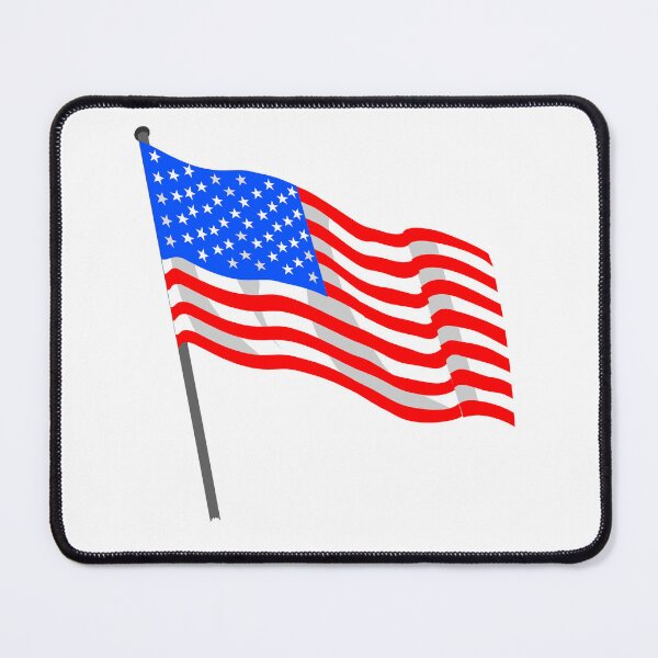Item preview, Wavy US Flag designed and sold by simplyrebeccann.