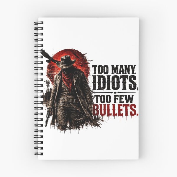 Item preview, Too many idiots, too few bullets designed and sold by Bernd Friese.