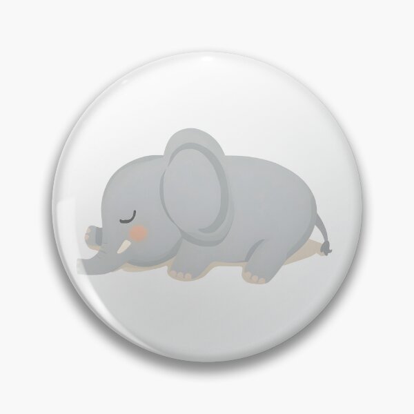 Item preview, Sleepy Baby Elephant Nursery Illustration designed and sold by VINTOR-.