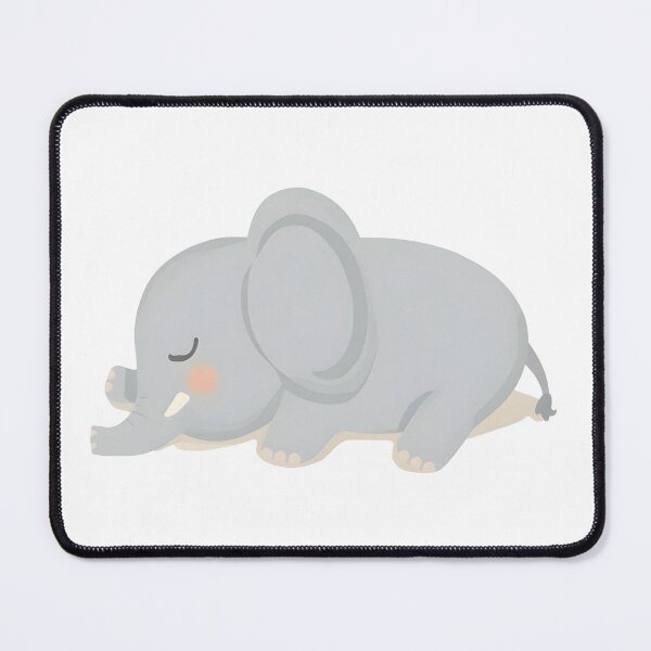 Item preview, Sleepy Baby Elephant Nursery Illustration designed and sold by VINTOR-.