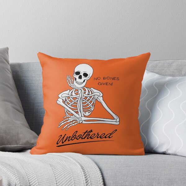 Item preview, Unbothered Skeleton designed and sold by threadsjam.