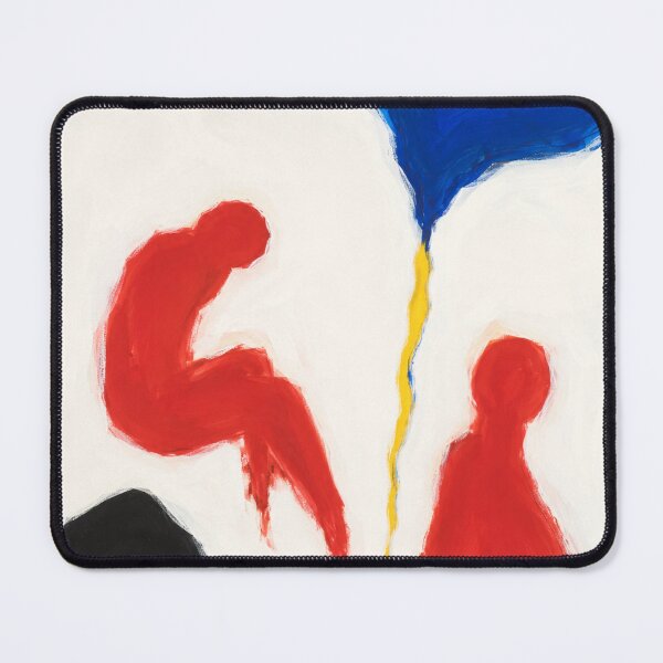 Item preview, Red Silhouette Figure Abstract Art designed and sold by Moodzu.