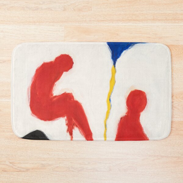 Item preview, Red Silhouette Figure Abstract Art  designed and sold by Moodzu.