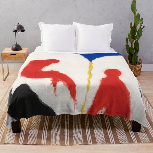 Item preview, Red Silhouette Figure Abstract Art  designed and sold by Moodzu.