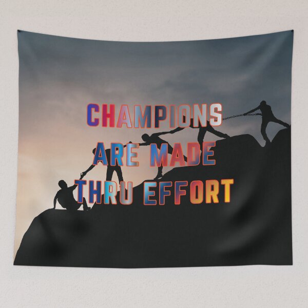 Item preview, Champions are Made Thru Effort #4 designed and sold by Holy JM Designs.