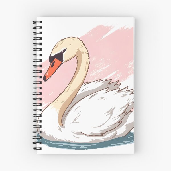 Item preview, Elegant Swan Sticker | Graceful White Swan Illustration | Minimalist Bird Art | Cute Swan Design designed and sold by dreamz-world.