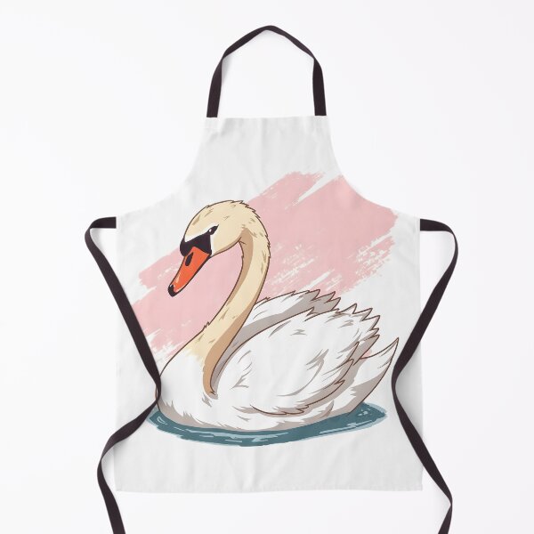 Item preview, Elegant Swan Sticker | Graceful White Swan Illustration | Minimalist Bird Art | Cute Swan Design designed and sold by dreamz-world.
