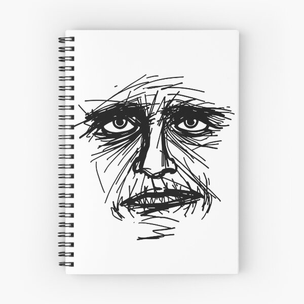 Item preview, Chaotic Scribble Face Anti-Design Art designed and sold by VINTOR-.