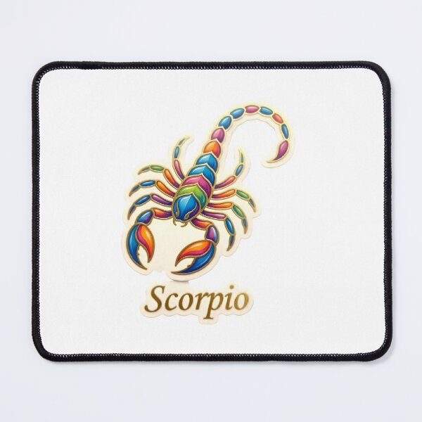 Item preview, Scorpio Colorful Jewel Scorpion Mosaic Fun Zodiac Art designed and sold by Zodiac Celestial Art.
