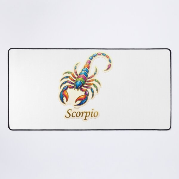 Item preview, Scorpio Colorful Jewel Scorpion Mosaic Fun Zodiac Art designed and sold by Zodiac Celestial Art.