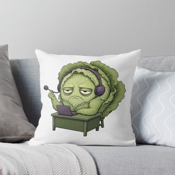 Item preview, Customer Service Burnout Cabbage designed and sold by GoverArt.