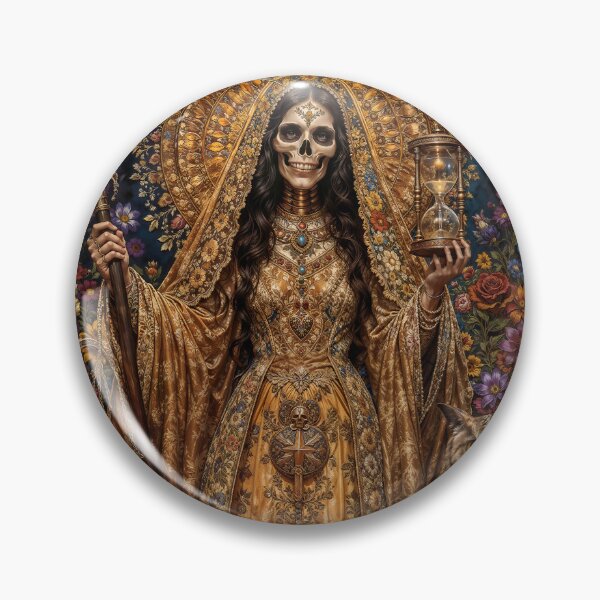 Item preview, Niña Dorada is the gold-colored aspect of Santa Muerte designed and sold by AliceWhiteDF.