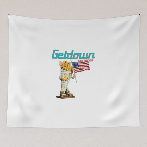 Item preview, French Fries Man With Band Typography  designed and sold by KhayalSaezo.