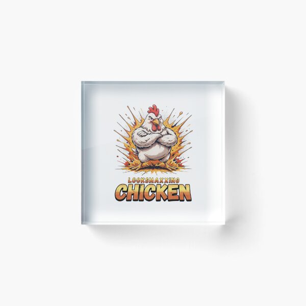 Item preview, Looksmaxxing Chicken Meme Funny Fowl Graphic designed and sold by ColeLaniTrading.