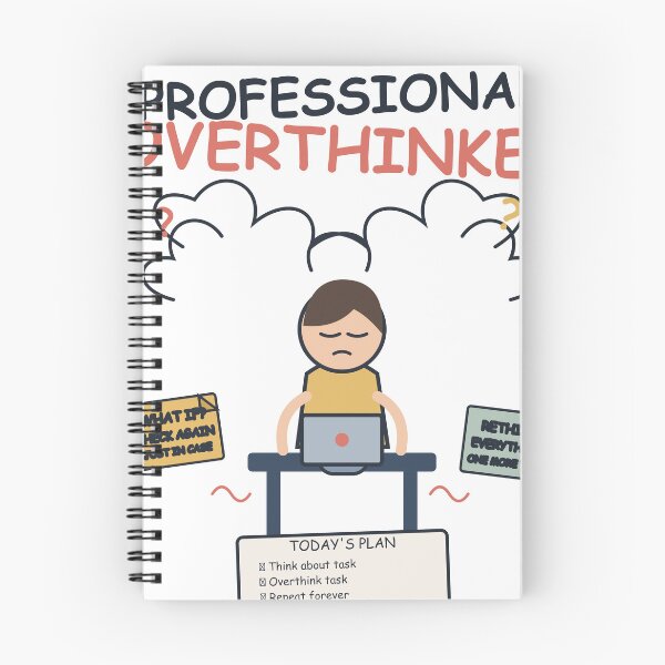 Item preview, Professional Overthinker – Funny Office Work Humor designed and sold by FlamoArt.